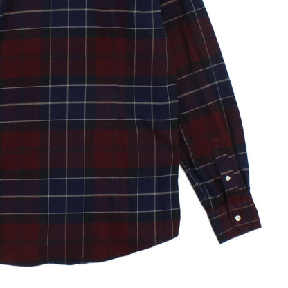 Mens Plaid Shirt Button Up Tailored
