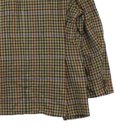 Mens Tweed Blazer Uk Made Notch Lapel Wool