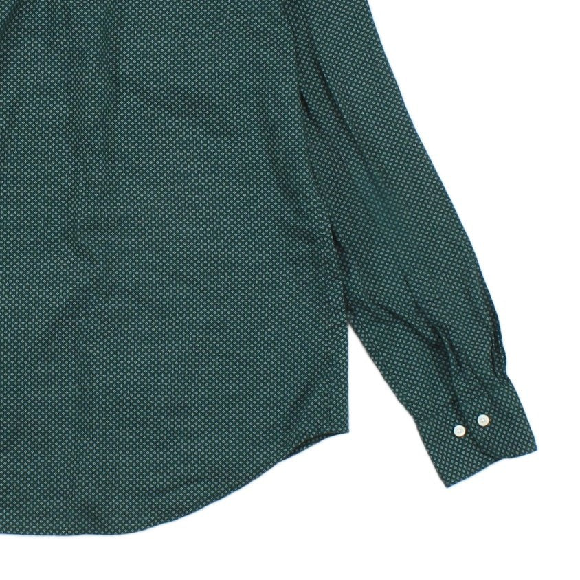 Mens Shirt Slim Button Down Printed