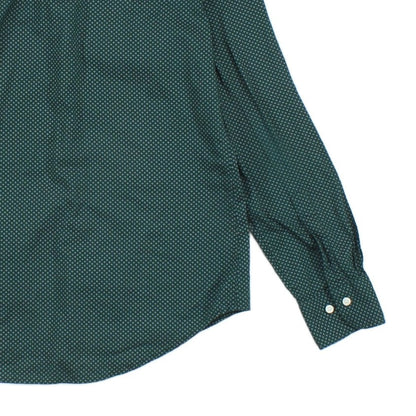 Mens Shirt Slim Button Down Printed