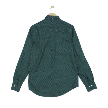 Mens Shirt Slim Button Down Printed