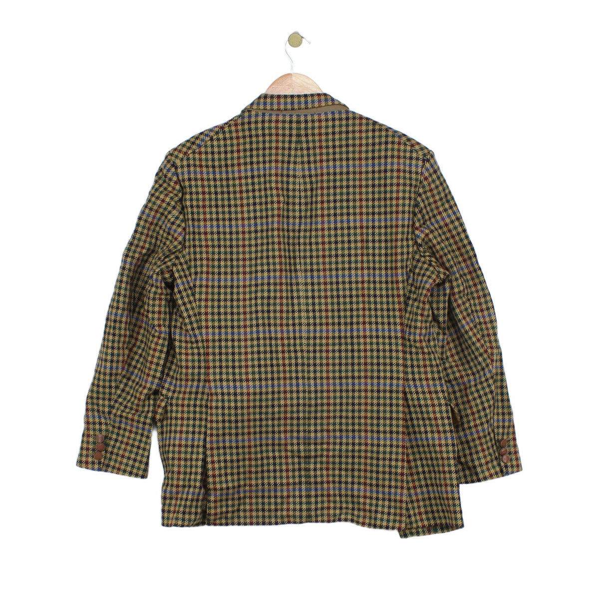 Mens Tweed Blazer Uk Made Notch Lapel Wool