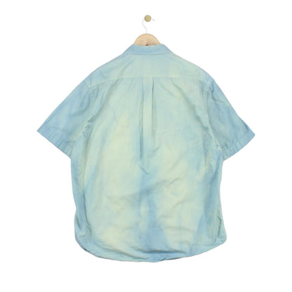 Mens Shirt Short Sleeve Button Up