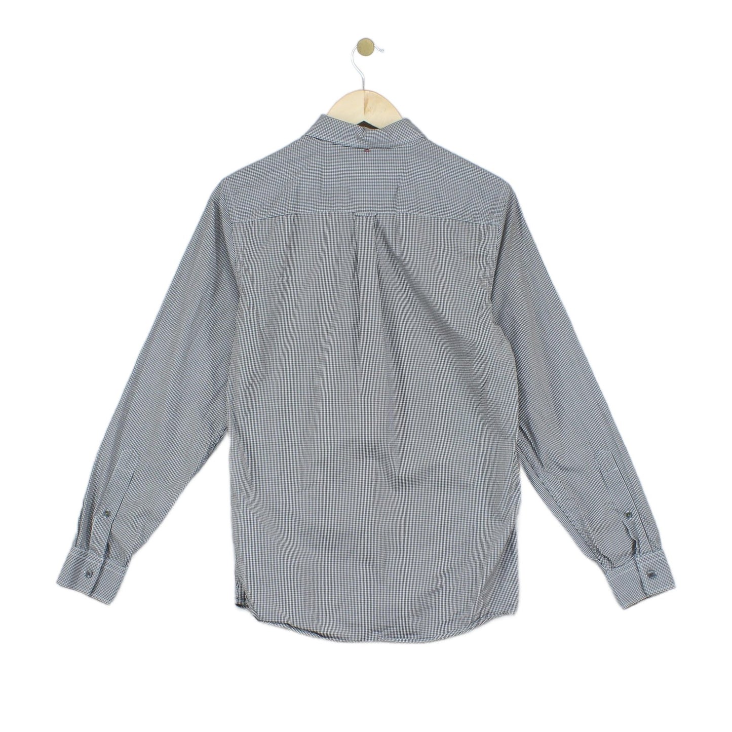 Mens Shirt Classic Fit Button Up Casual Check