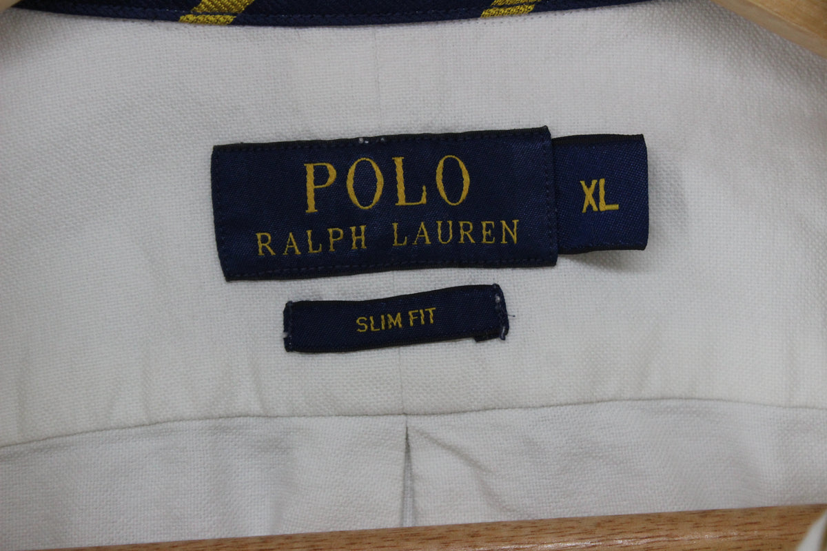 Mens Oxford Shirt Slim Fit Long Sleeve Classic