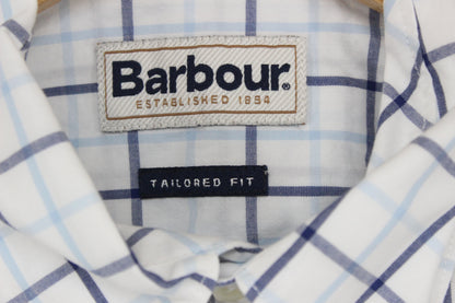 Mens Plaid Shirt Tailored Button Up