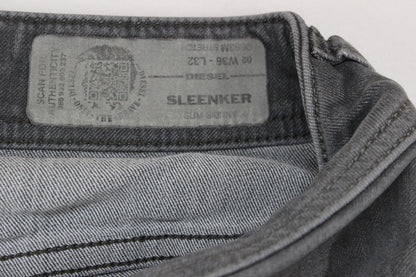 Mens Sleenker Jeans Slim Skinny Stretch Denim