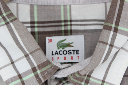 Mens Check Shirt Button Up Long Sleeve