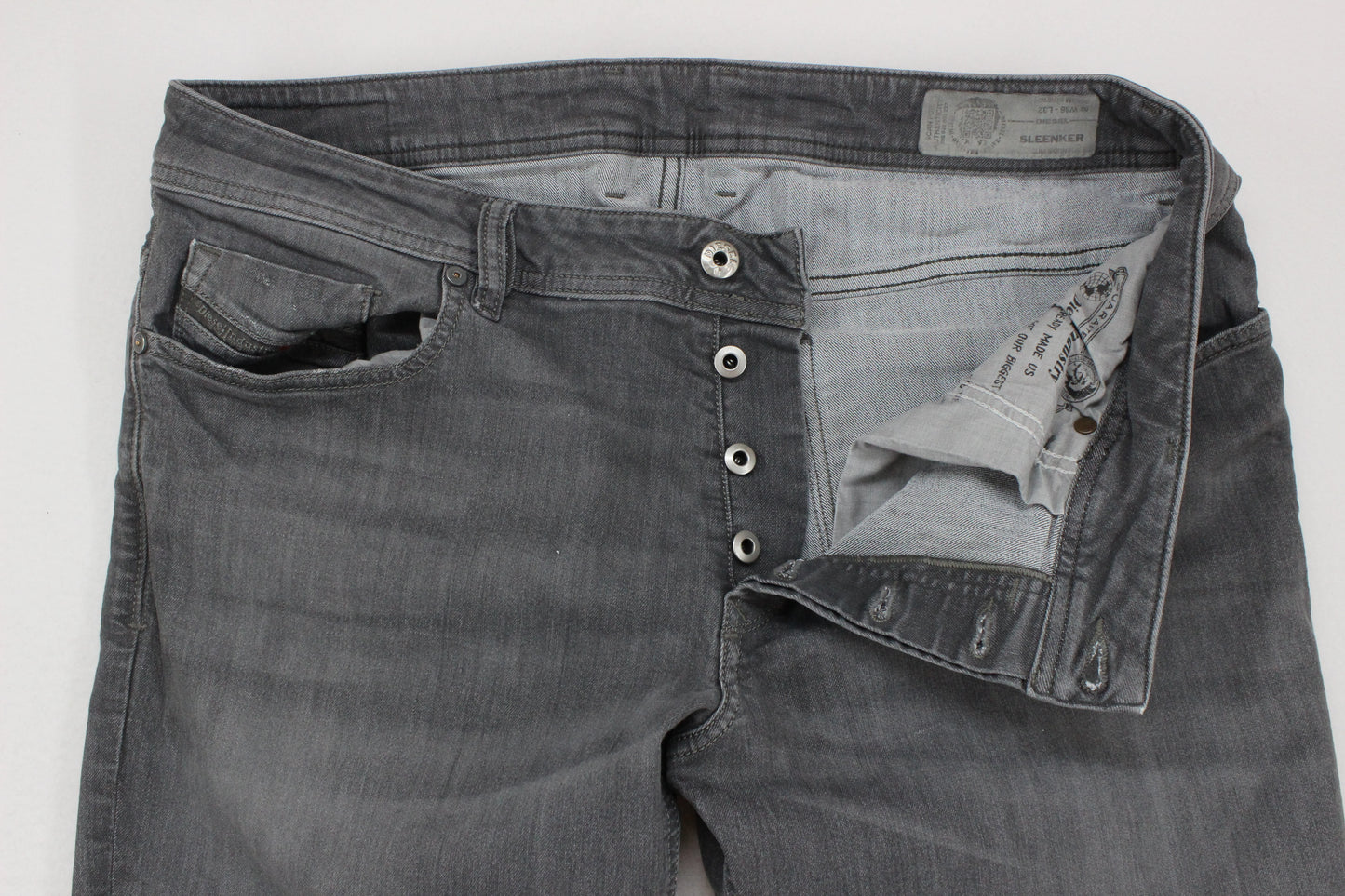 Mens Sleenker Jeans Slim Skinny Stretch Denim