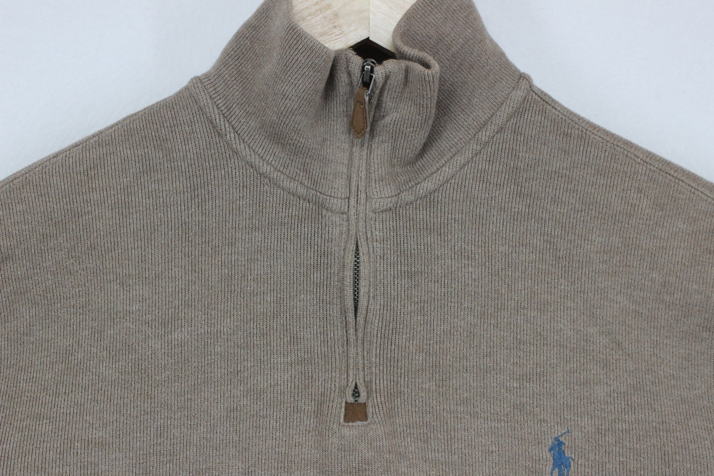 Mens 1/4 Zip Jumper Cotton
