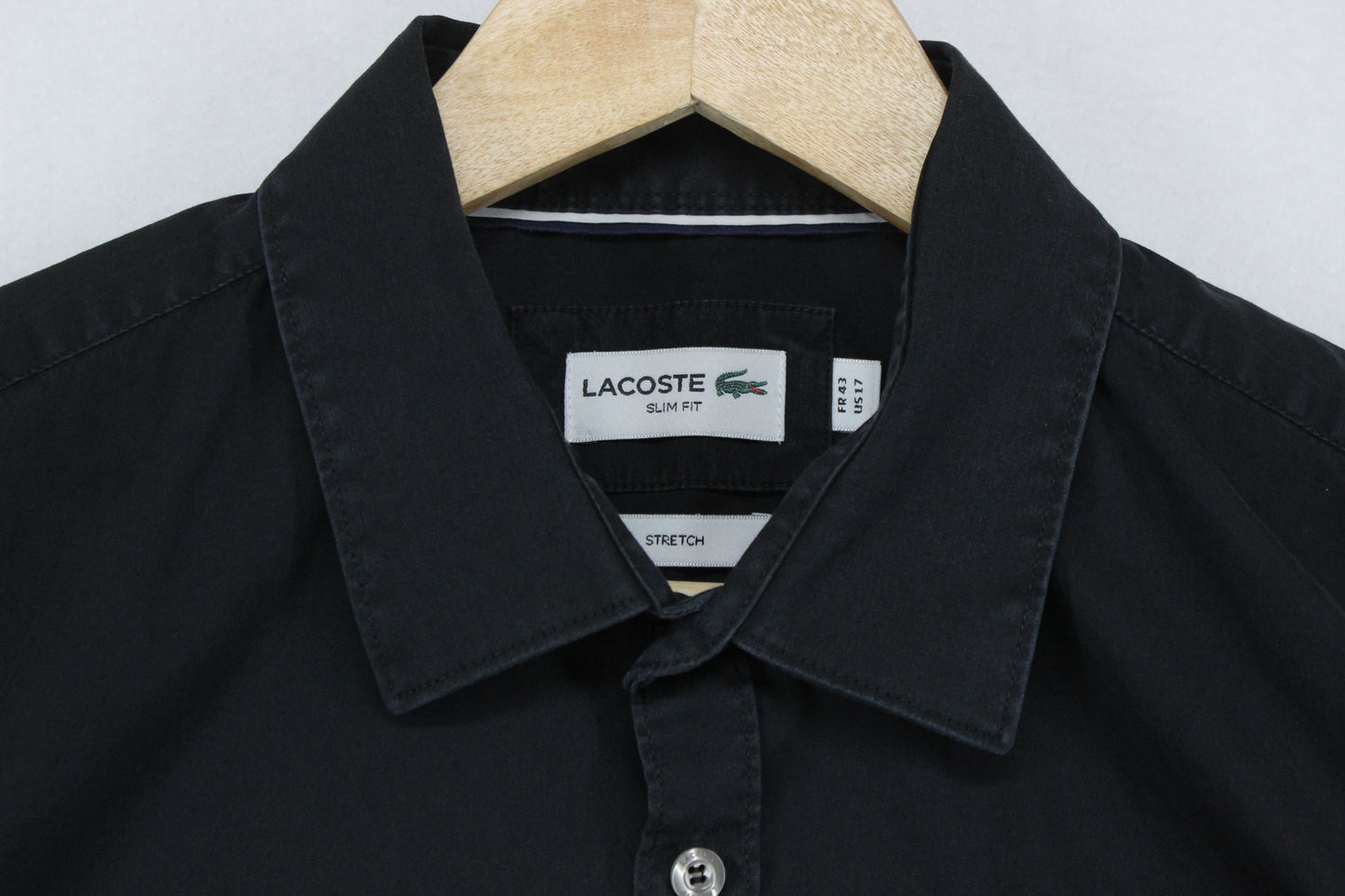 Mens Shirt Stretch Slim Fit Button Up Long Sleeve