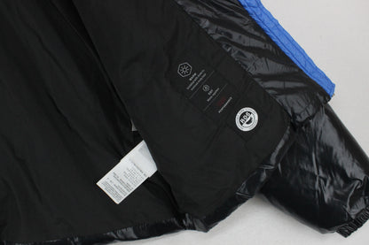 Womens Puffer Jacket Full Zip Colour Block