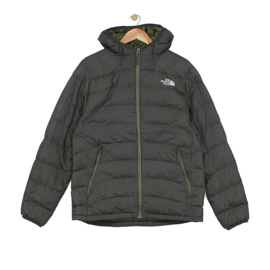 Mens 600 Down Puffer Jacket Hooded Full Zip Winter