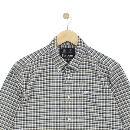 Mens Flannel Check Shirt Long Sleeve Button Up