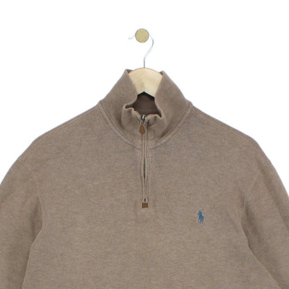 Mens 1/4 Zip Jumper Cotton