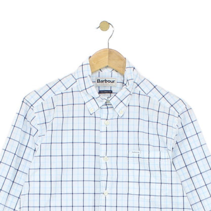 Mens Plaid Shirt Tailored Button Up