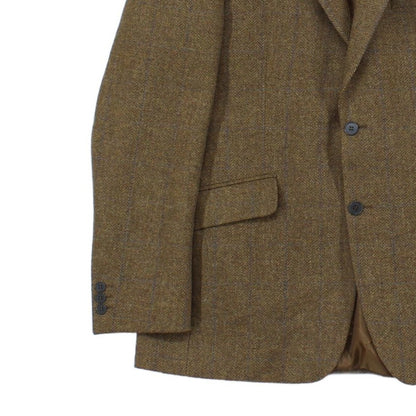 Mens Tweed Blazer Long Wool