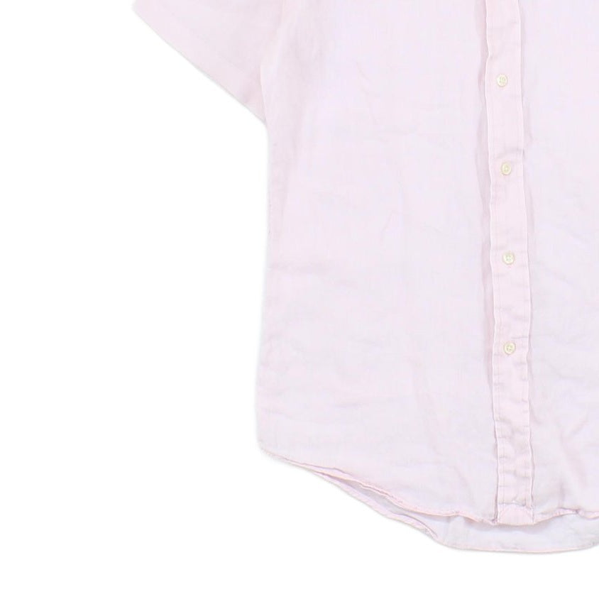 Mens Linen Shirt Custom Fit Short Sleeve