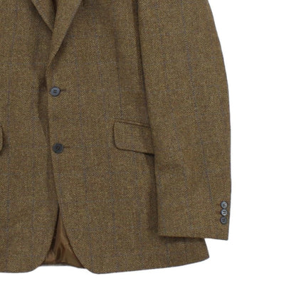 Mens Tweed Blazer Long Wool