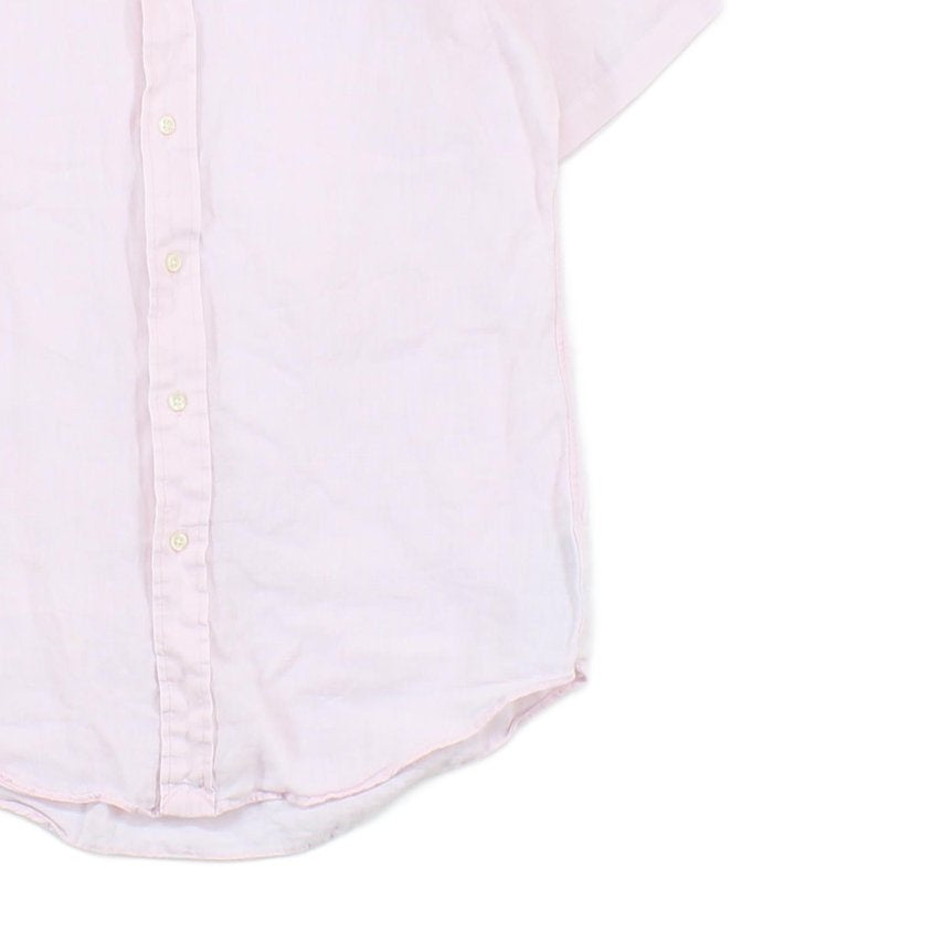 Mens Linen Shirt Custom Fit Short Sleeve
