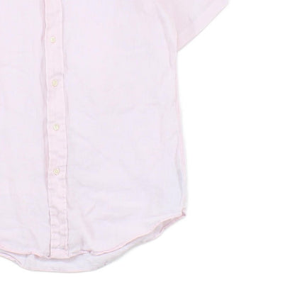 Mens Linen Shirt Custom Fit Short Sleeve