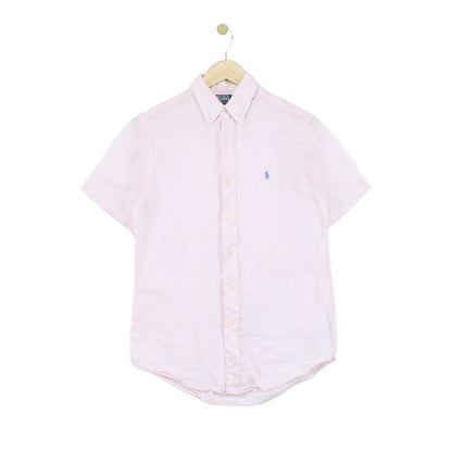 Mens Linen Shirt Custom Fit Short Sleeve