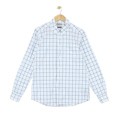 Mens Plaid Shirt Tailored Button Up
