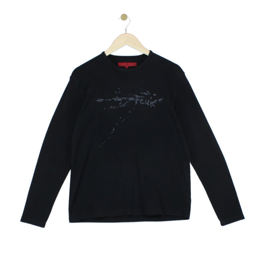 Mens T-Shirt Long Sleeve Graphic