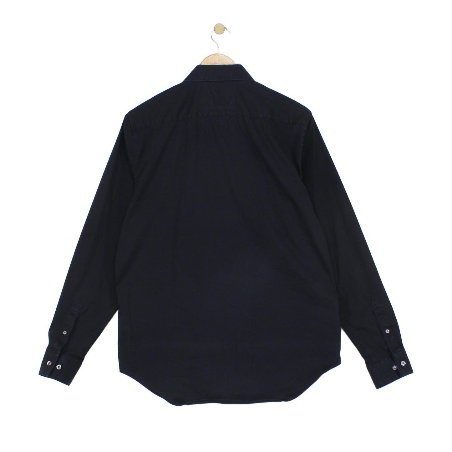 Mens Shirt Stretch Slim Fit Button Up Long Sleeve