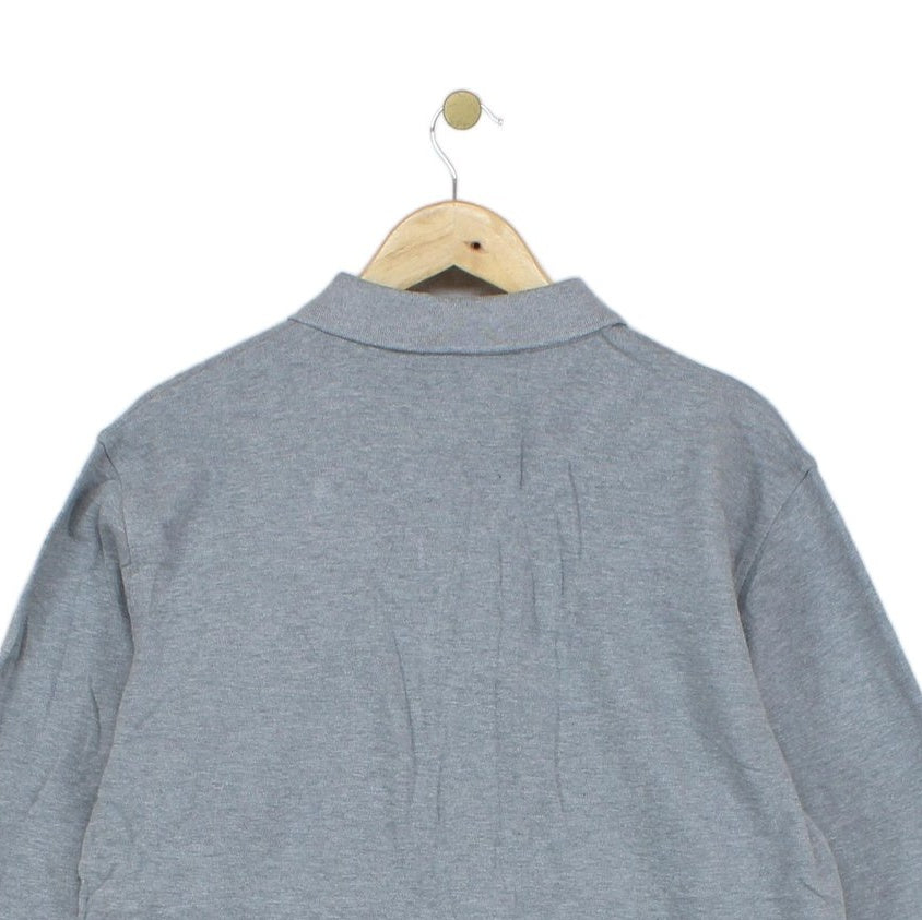 Mens Polo Shirt Long Sleeve Classic