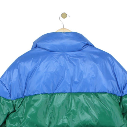 Womens Puffer Jacket Full Zip Colour Block