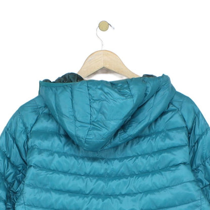 Mens Down Quilted Jacket Hooded Lightweight Insulated