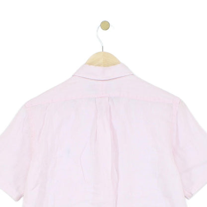 Mens Linen Shirt Custom Fit Short Sleeve