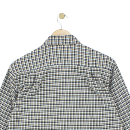 Mens Flannel Check Shirt Long Sleeve Button Up