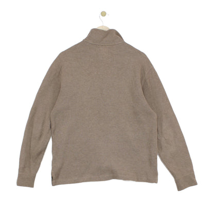 Mens 1/4 Zip Jumper Cotton