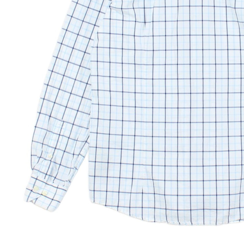 Mens Plaid Shirt Tailored Button Up