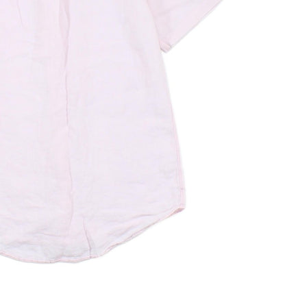 Mens Linen Shirt Custom Fit Short Sleeve