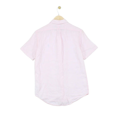 Mens Linen Shirt Custom Fit Short Sleeve