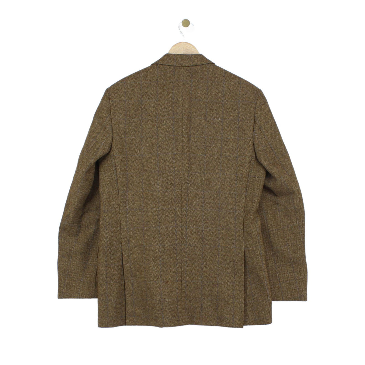 Mens Tweed Blazer Long Wool