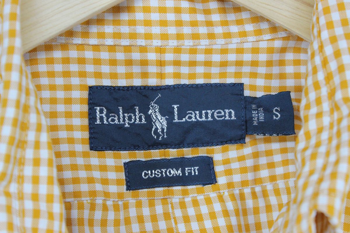 Mens Check Shirt Custom Fit Short Sleeve