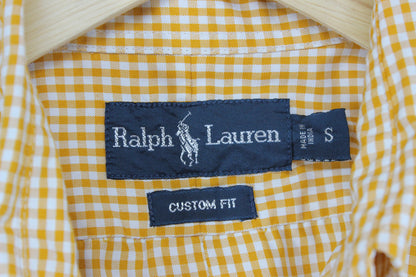Mens Check Shirt Custom Fit Short Sleeve