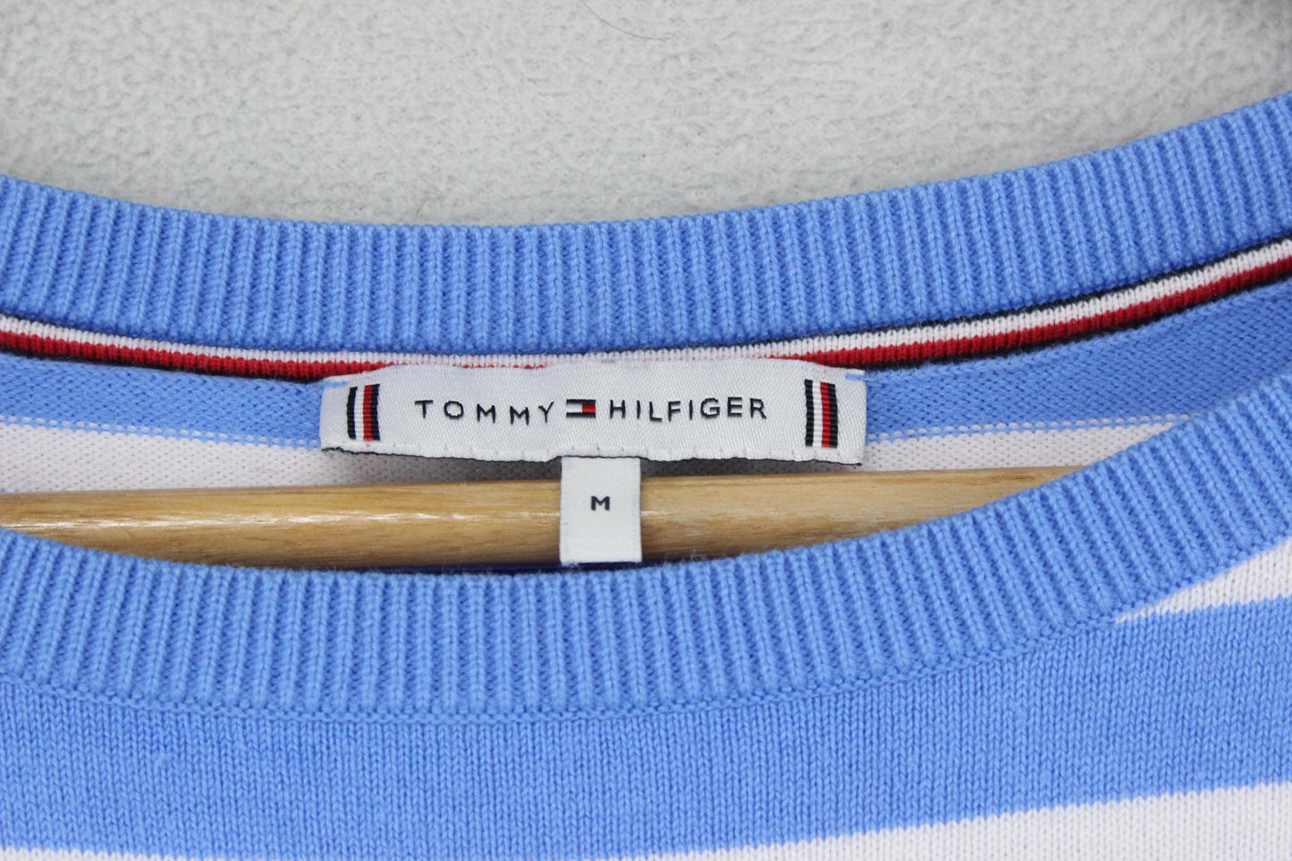 Womens Jumper Striped Crew Neck