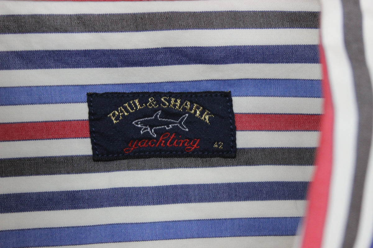 Mens Striped Shirt Yachting Long Sleeve