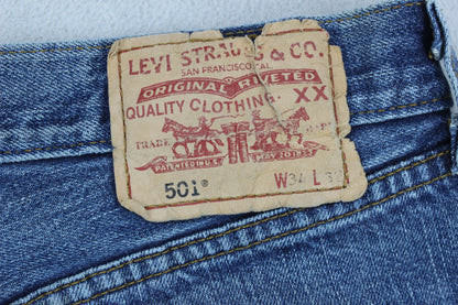 Mens Denim Shorts  Raw Hem