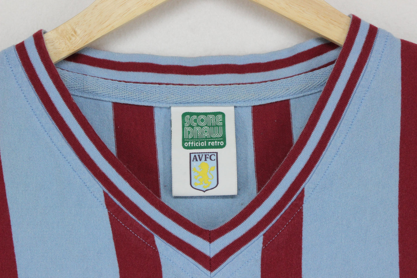Mens Aston Villa Football Shirt Retro Avfc