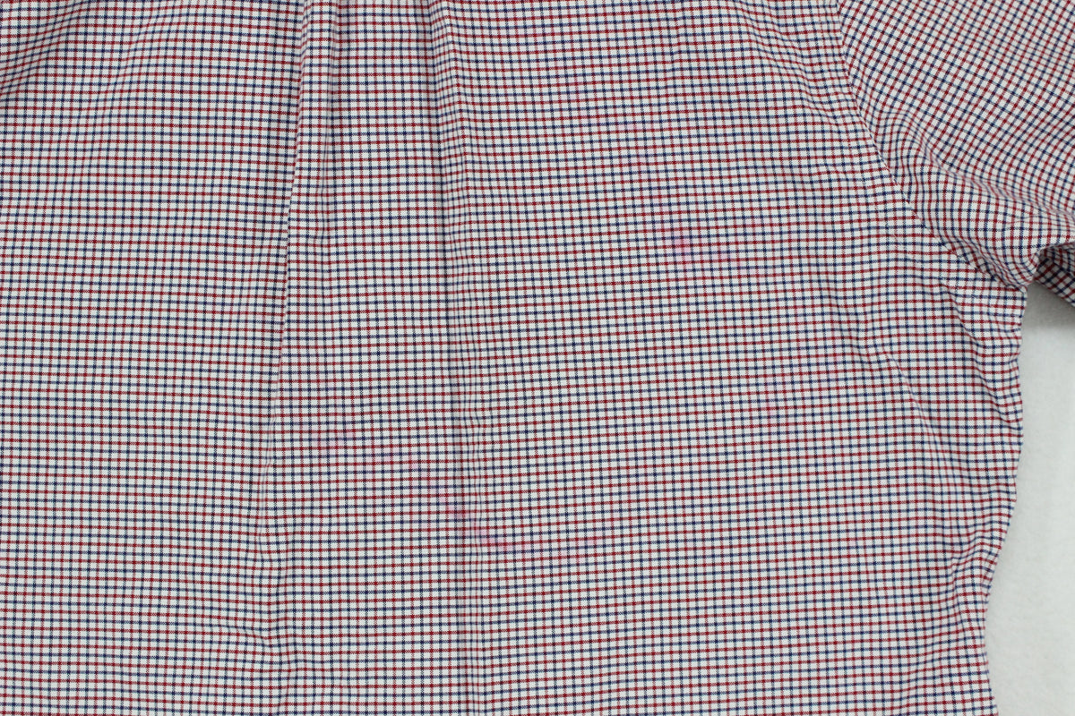 Mens Check Shirt Long Sleeve Button Up