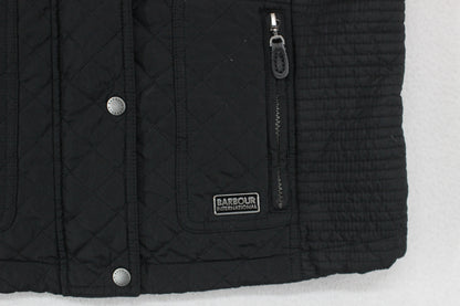 Womens Bodywarmer Motorcycle Zip Sleeveless Button