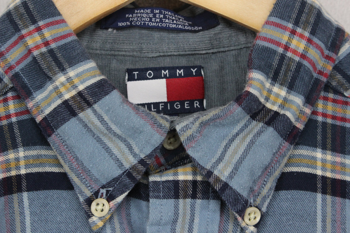 Mens Plaid Shirt Long Sleeve Button Up
