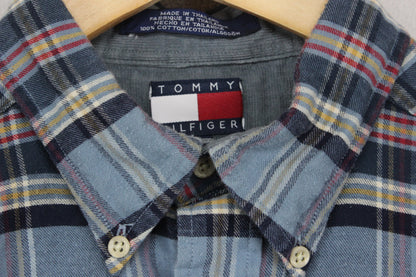 Mens Plaid Shirt Long Sleeve Button Up