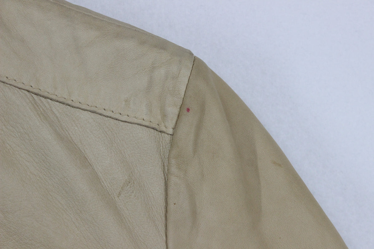 Womens Leather Jacket Utility